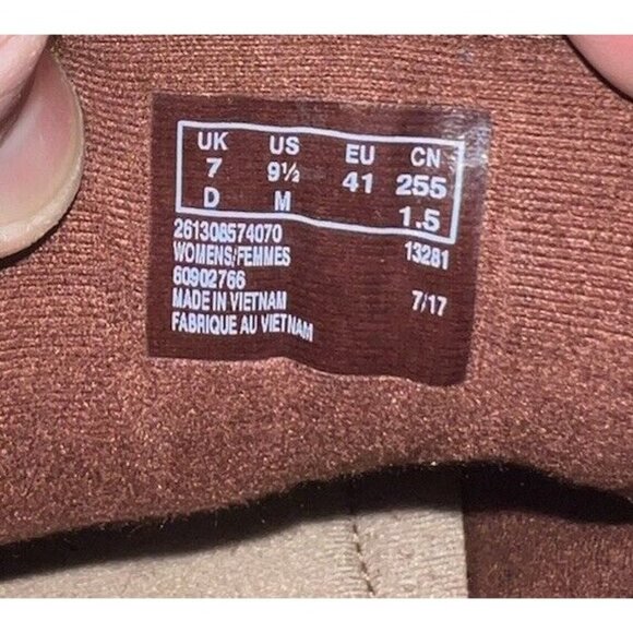 Clarks Tamitha Key Womens Suede Side Zip Lace Up Ankle Boots Booties Size 9.5 - Picture 8 of 8